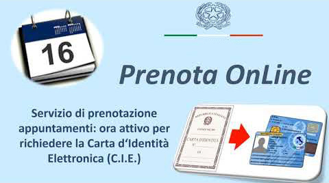 prenotazione online per rilascio cie